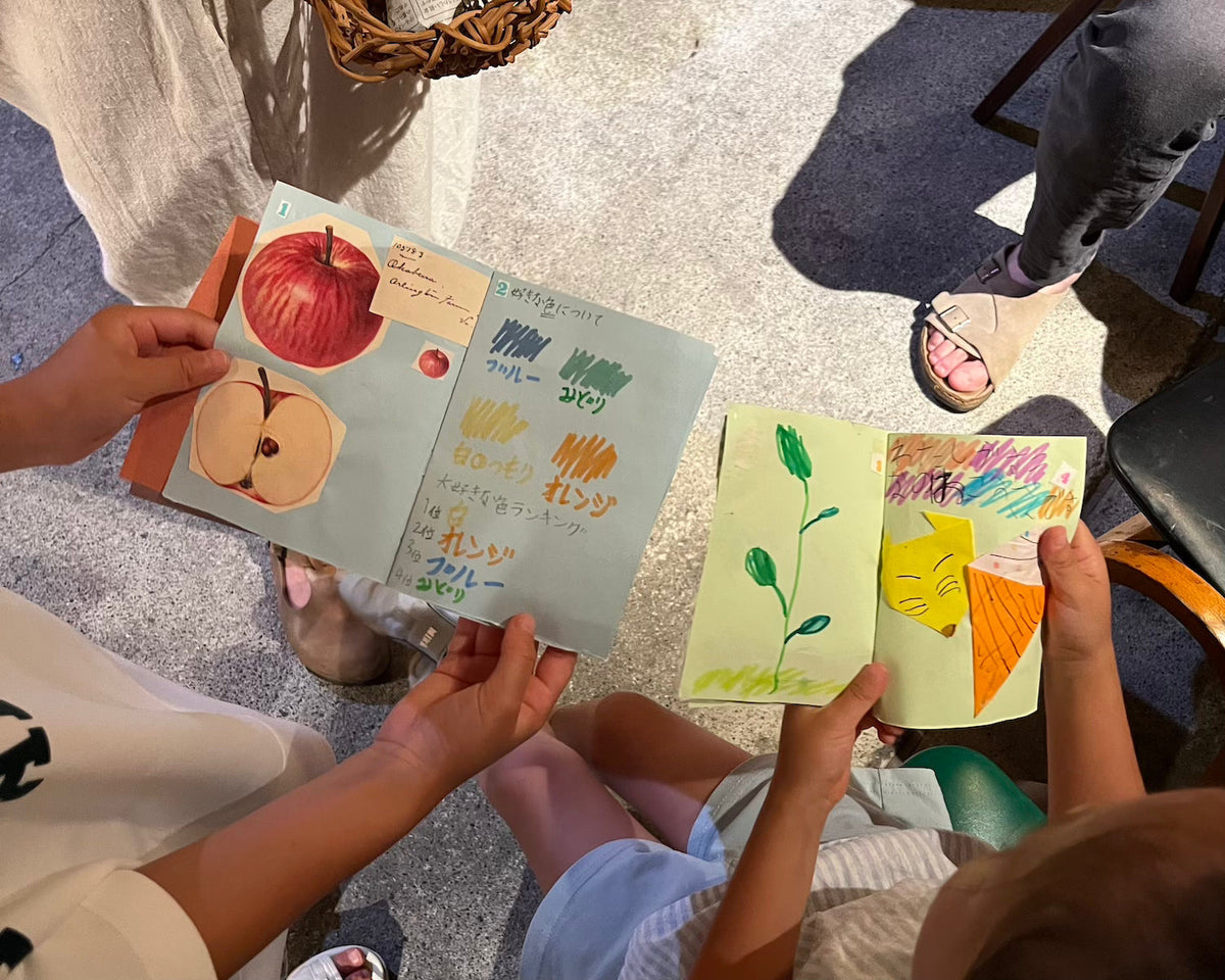 飯能・REFACTORY antiques夏祭り「1枚の紙からZINEをつくろう」ワークショップ